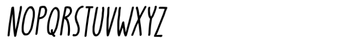 Vintersjov Italic Font UPPERCASE