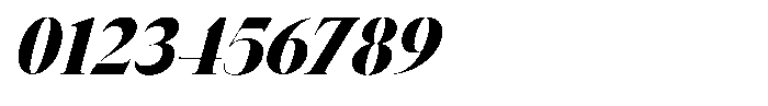 Vintora Serif Black Italic Font OTHER CHARS