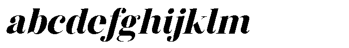 Vintora Serif Black Italic FONT