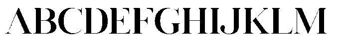 Vintora Serif Bold Font UPPERCASE