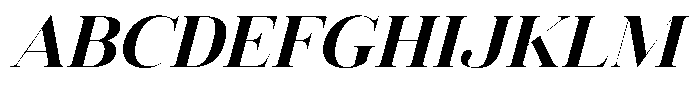 Vintora Serif Extra Bold Italic Font UPPERCASE