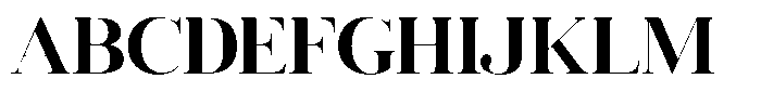 Vintora Serif Extra Bold Font UPPERCASE