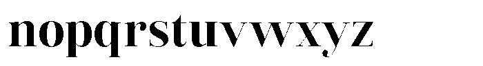Vintora Serif Extra Bold Font LOWERCASE