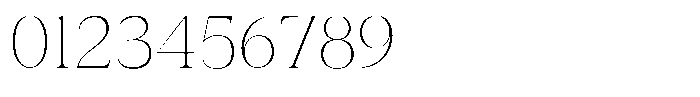Vintora Serif Extra Light Font OTHER CHARS