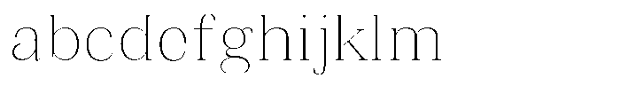 Vintora Serif Extra Light FONT