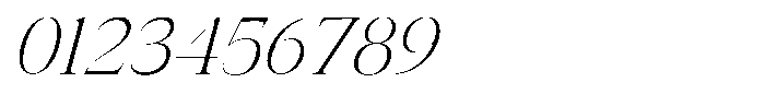 Vintora Serif Light Italic Font OTHER CHARS