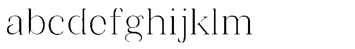 Vintora Serif Light FONT