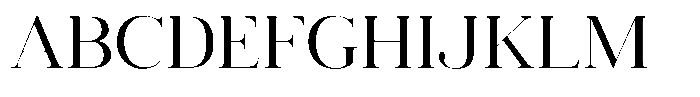Vintora Serif Medium Font UPPERCASE