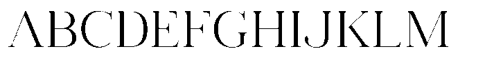 Vintora Serif Regular Font UPPERCASE