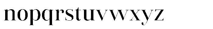 Vintora Serif Semi Bold Font LOWERCASE