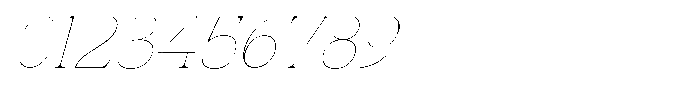 Vintora Serif Thin Italic Font OTHER CHARS