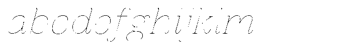 Vintora Serif Thin Italic FONT
