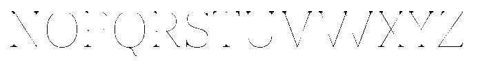Vintora Serif Thin Font UPPERCASE