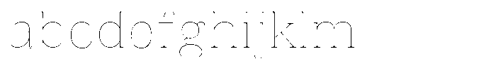 Vintora Serif Thin FONT