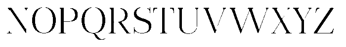 Vintora Serif Variable Black Font UPPERCASE