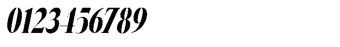 Vintora Serif Vintora Black Condensed Italic Font OTHER CHARS