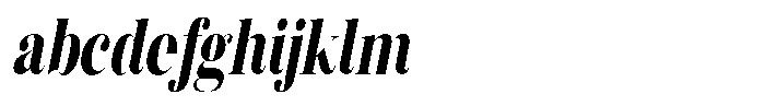 Vintora Serif Vintora Black Condensed Italic FONT