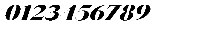 Vintora Serif Vintora Black Expanded Italic Font OTHER CHARS