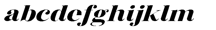 Vintora Serif Vintora Black Expanded Italic FONT