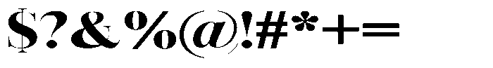 Vintora Serif Vintora Black Expanded Font OTHER CHARS