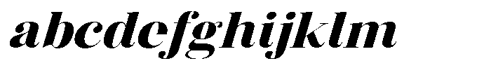 Vintora Serif Vintora Black Sem Exp Italic FONT