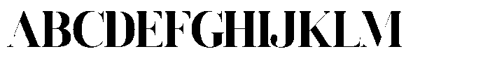 Vintora Serif Vintora Black Semi Condensed Font UPPERCASE