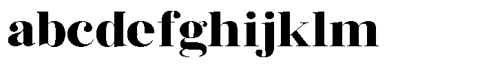 Vintora Serif Vintora Black Semi Expanded FONT