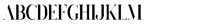 Vintora Serif Vintora Bold Condensed Font UPPERCASE