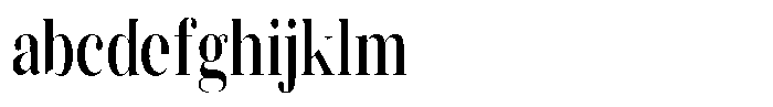 Vintora Serif Vintora Bold Condensed FONT