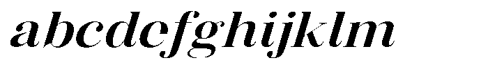 Vintora Serif Vintora Bold Sem Exp Italic FONT