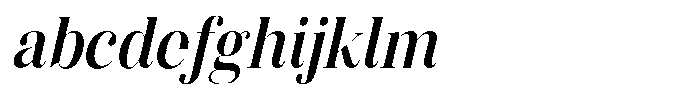 Vintora Serif Vintora Bold Semi Condensed Italic FONT
