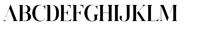 Vintora Serif Vintora Bold Semi Condensed Font UPPERCASE