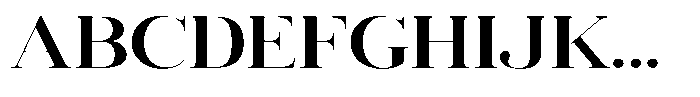 Vintora Serif Vintora Bold Semi Expanded Font UPPERCASE