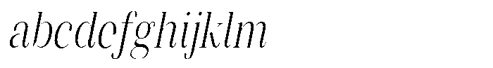 Vintora Serif Vintora Condensed Italic FONT