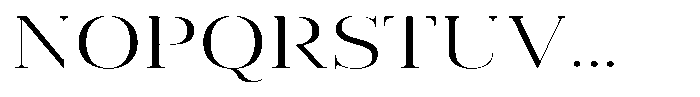 Vintora Serif Vintora Expanded Font UPPERCASE