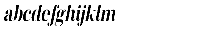 Vintora Serif Vintora Extra Bold Condensed Italic FONT
