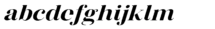 Vintora Serif Vintora Extra Bold Sem Exp Italic FONT