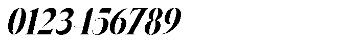 Vintora Serif Vintora Extra Bold Semi Condensed Italic Font OTHER CHARS