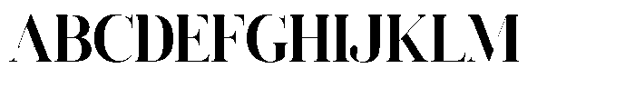 Vintora Serif Vintora Extra Bold Semi Condensed Font UPPERCASE