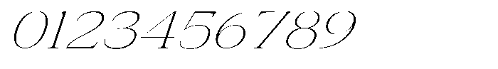 Vintora Serif Vintora Extra Light Exp Italic Font OTHER CHARS