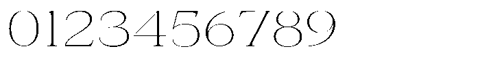 Vintora Serif Vintora Extra Light Expanded Font OTHER CHARS