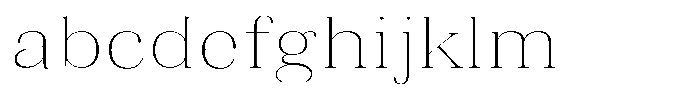 Vintora Serif Vintora Extra Light Sem Exp FONT