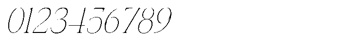 Vintora Serif Vintora Extra Light Semi Condensed Italic Font OTHER CHARS