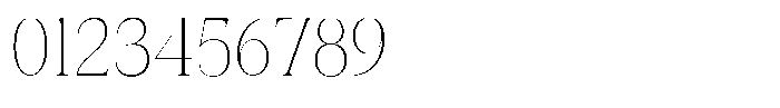 Vintora Serif Vintora Extra Light Semi Condensed Font OTHER CHARS