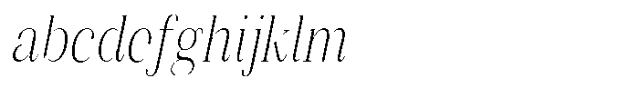 Vintora Serif Vintora Light Condensed Italic FONT