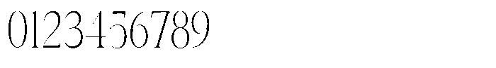 Vintora Serif Vintora Light Condensed Font OTHER CHARS