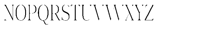 Vintora Serif Vintora Light Condensed Font UPPERCASE