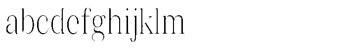 Vintora Serif Vintora Light Condensed FONT