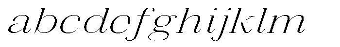 Vintora Serif Vintora Light Expanded Italic FONT