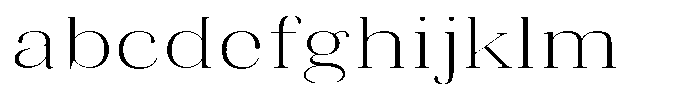 Vintora Serif Vintora Light Expanded FONT